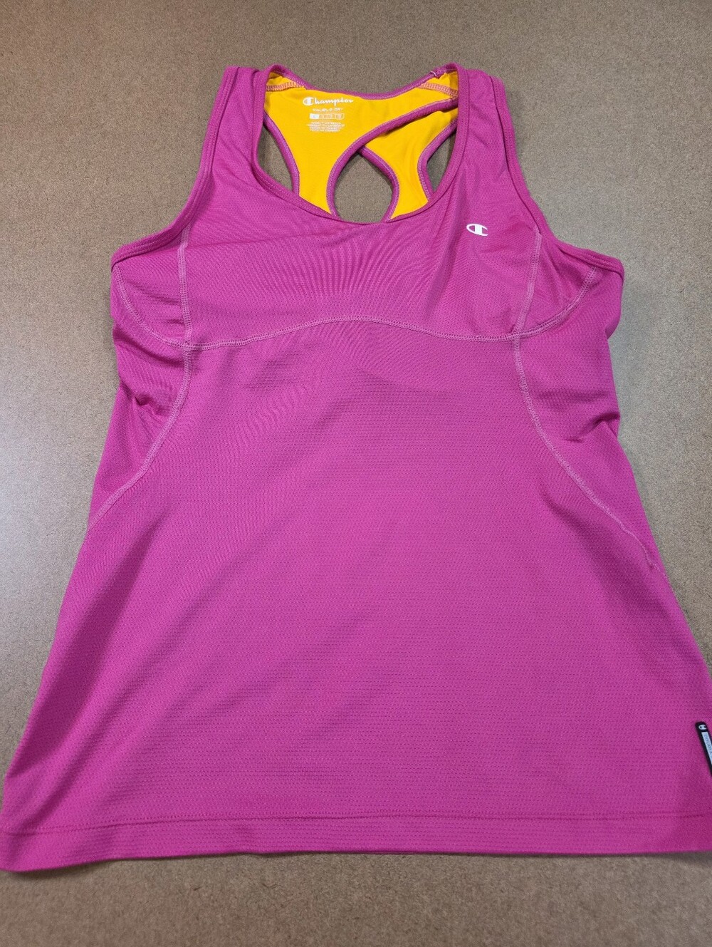 Champion Women's Pink Racerback Athletic Tank Large